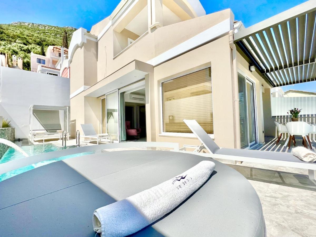 Luxury Villa Barbati Sun With Private Pool By Dadovillas ภายนอก รูปภาพ