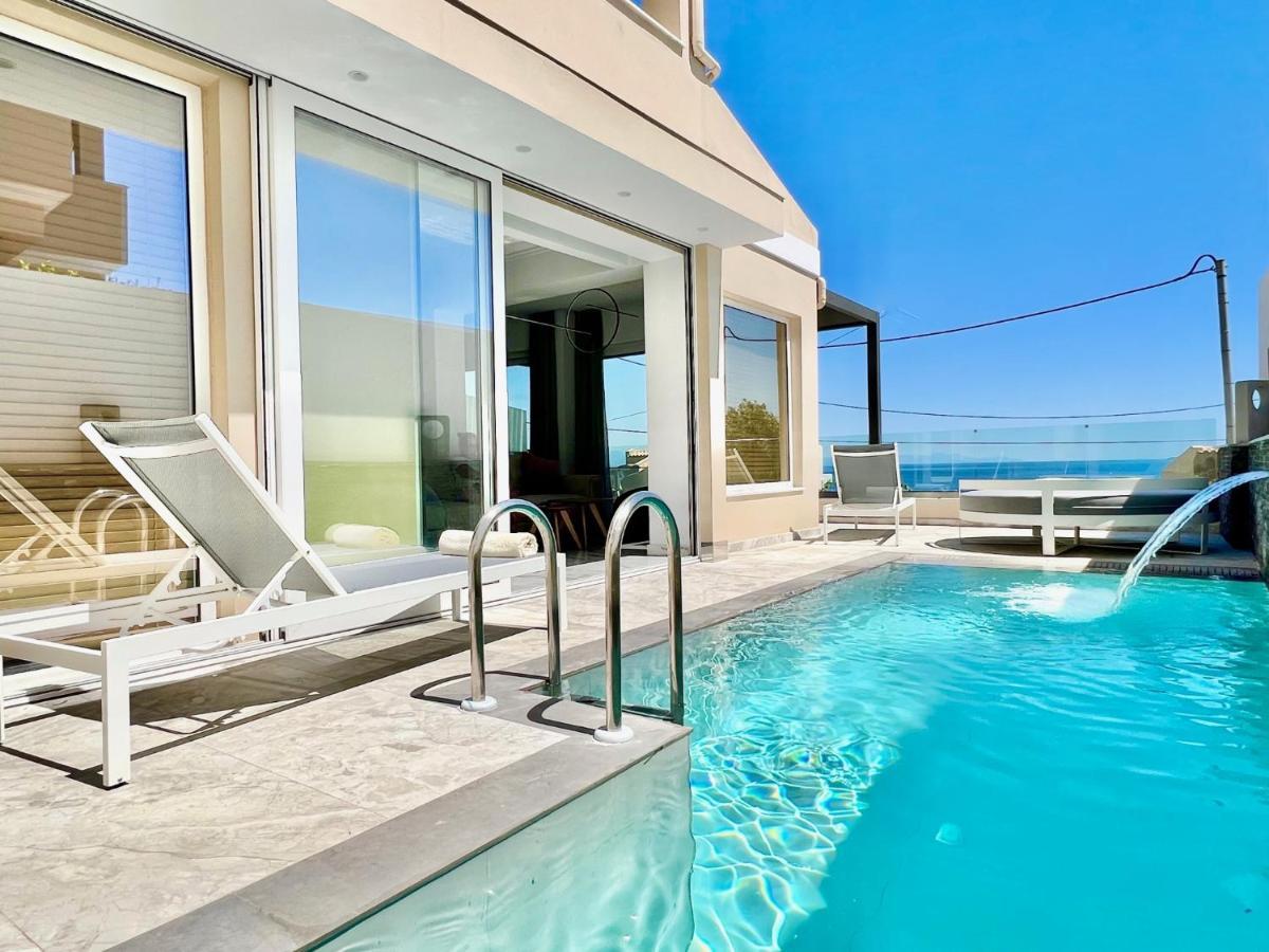 Luxury Villa Barbati Sun With Private Pool By Dadovillas ภายนอก รูปภาพ