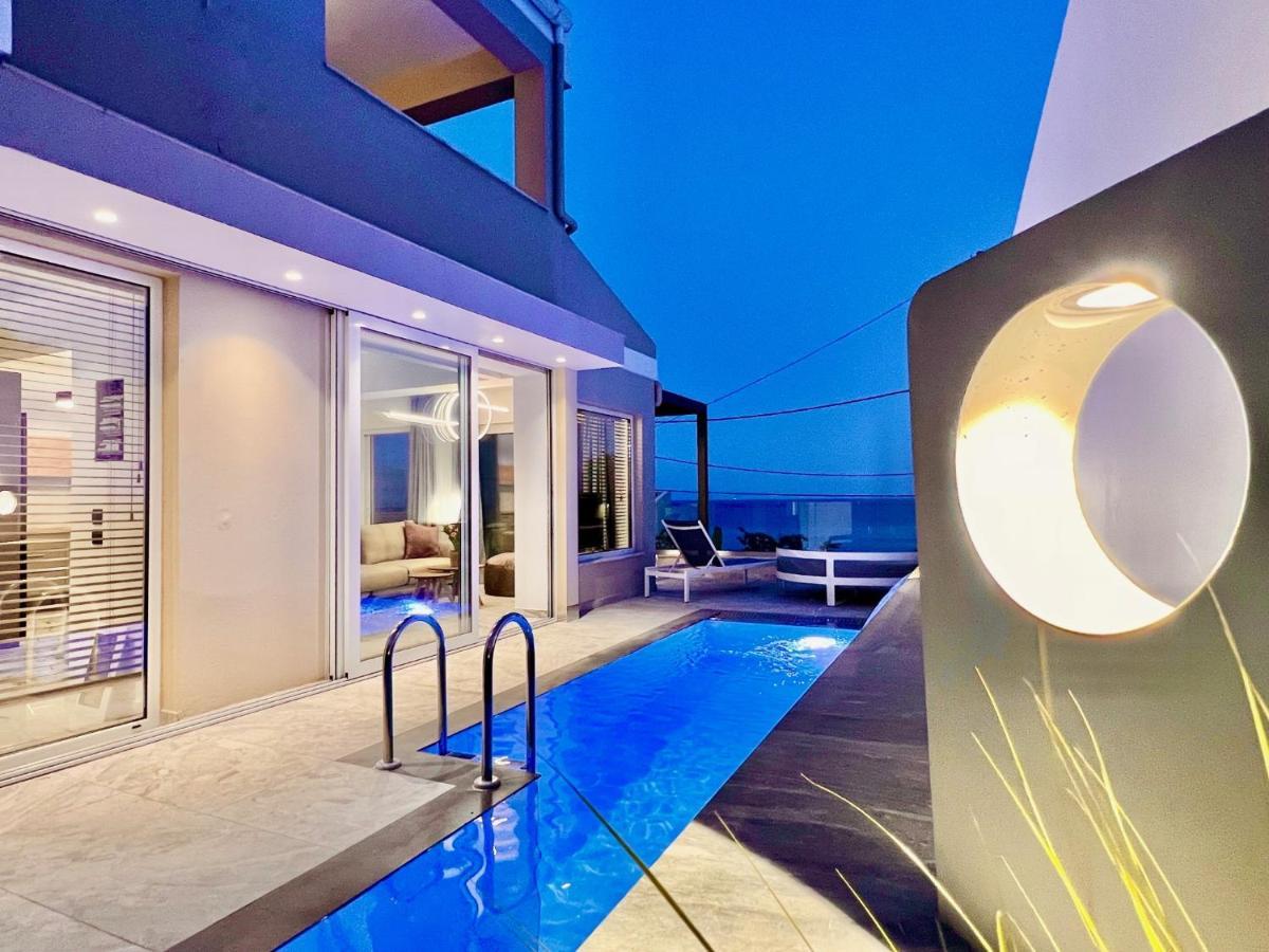 Luxury Villa Barbati Sun With Private Pool By Dadovillas ภายนอก รูปภาพ